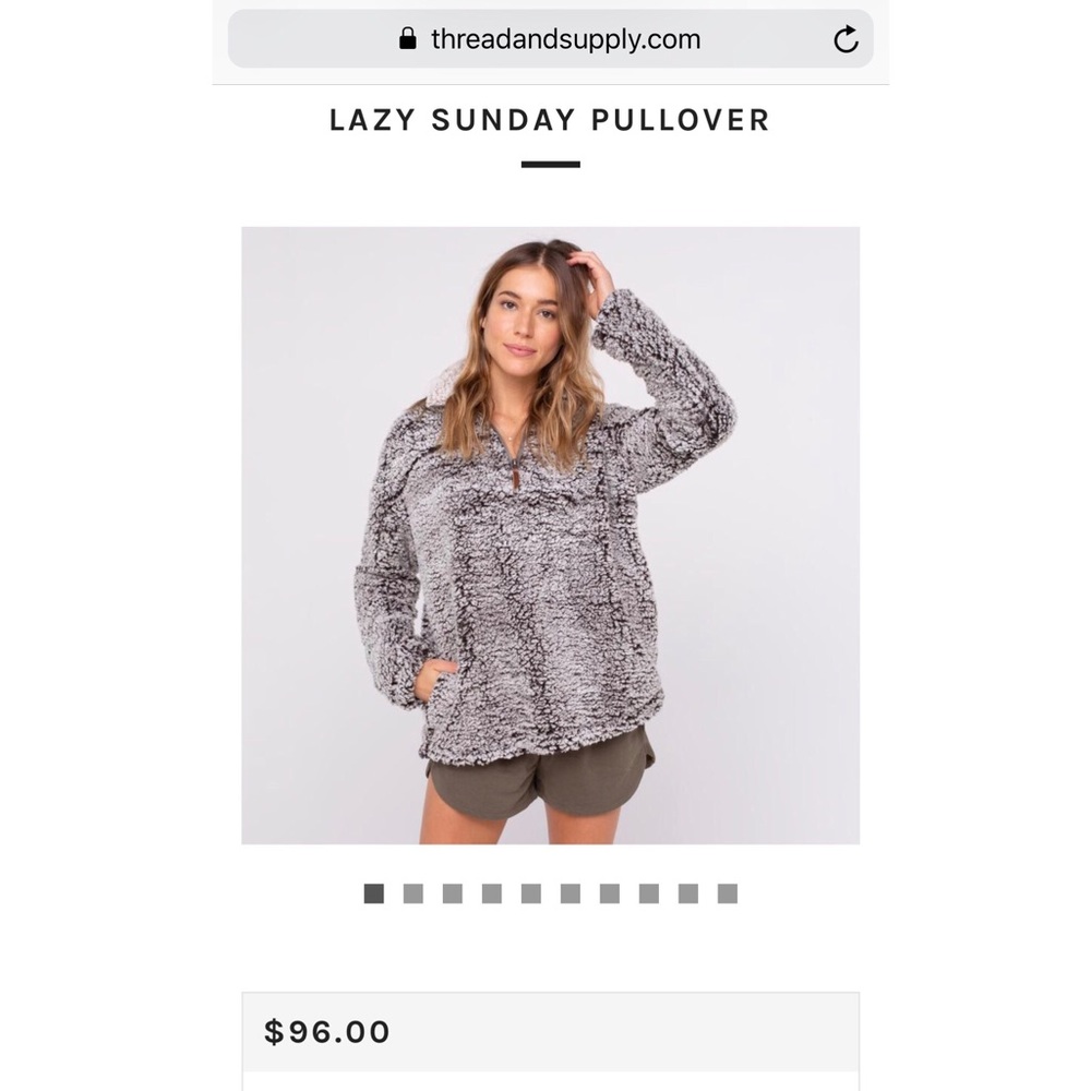 Sherpa Lazy Sunday Pullover - image 2